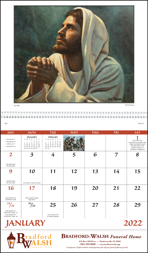 God's Gift Spiral Bound Wall Calendar for 2022